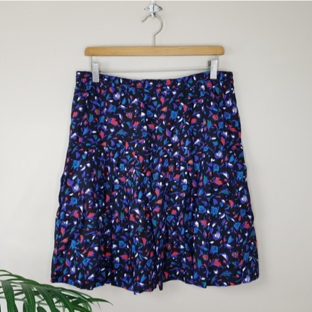 Vintage Liz Claiborne | Confetti Floral Petite Skirt Size 12P